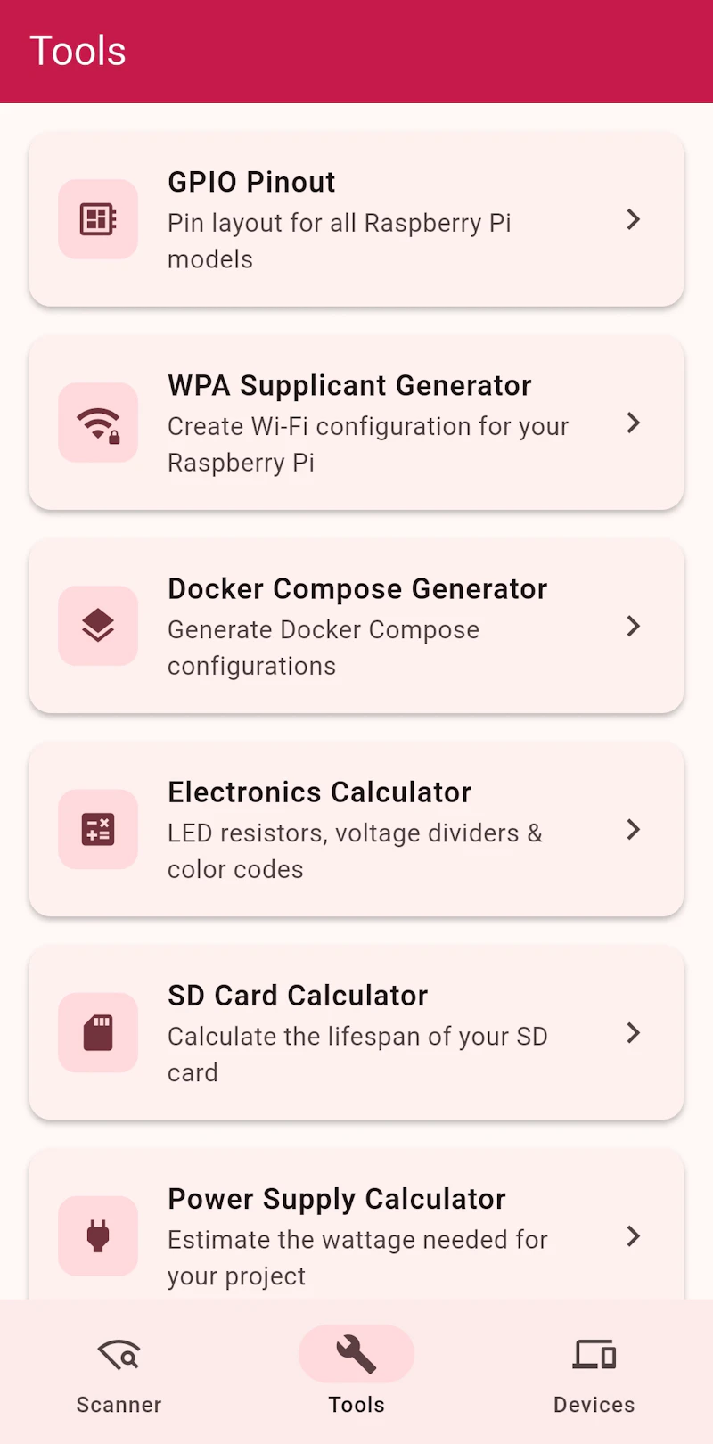 Pi Scanner screenshot 1