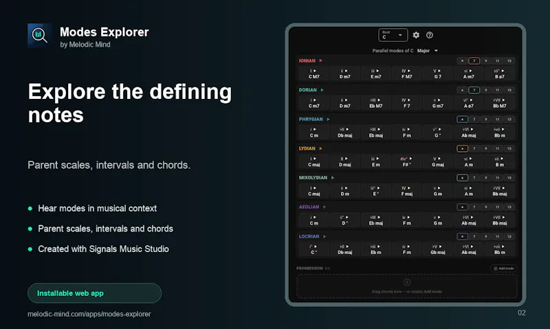 Modes Explorer screenshot 3