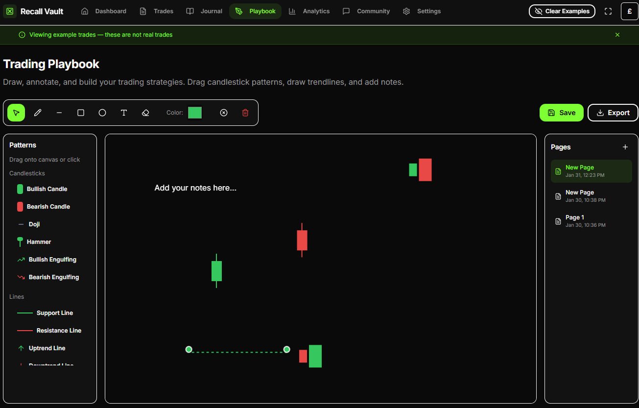 Recall Vault - Screenshot 2 showing product features and functionality