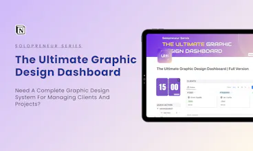 The Ultimate Graphic Design Dashboard gallery image