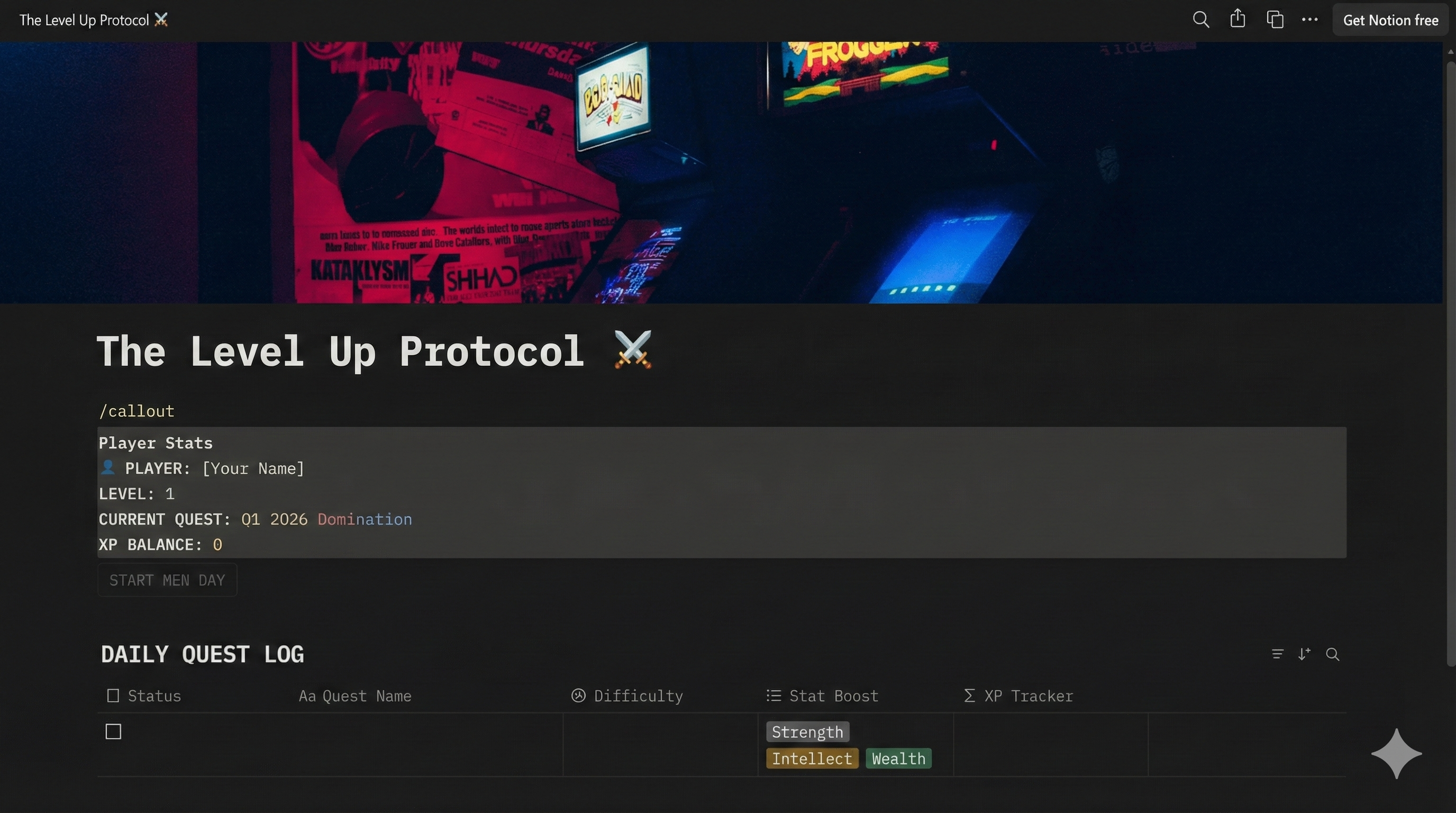 The Level Up Protocol: RPG Quest Log gallery image