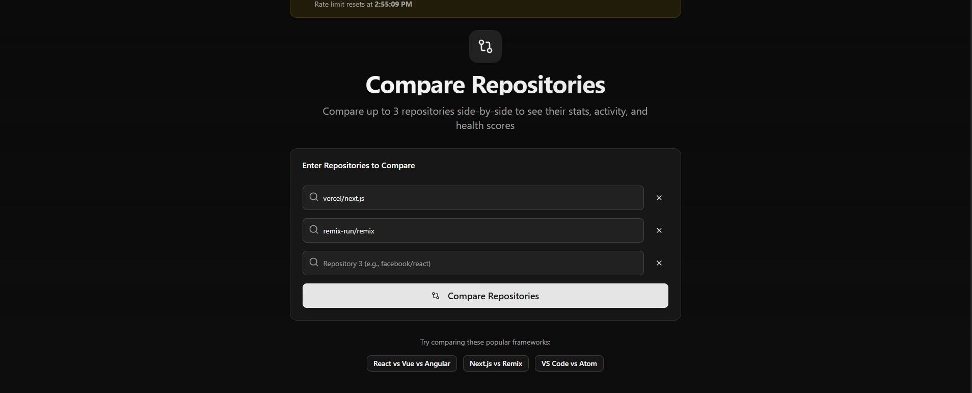 GitPulse - Screenshot 4 showing product features and functionality