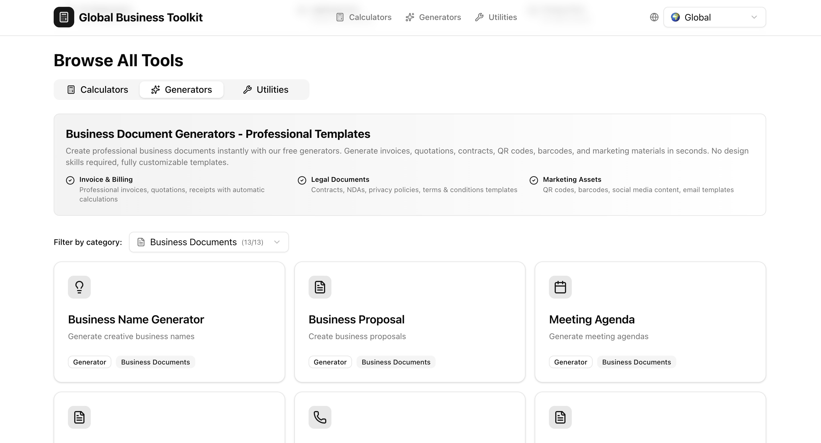 Global Business Toolkit gallery image