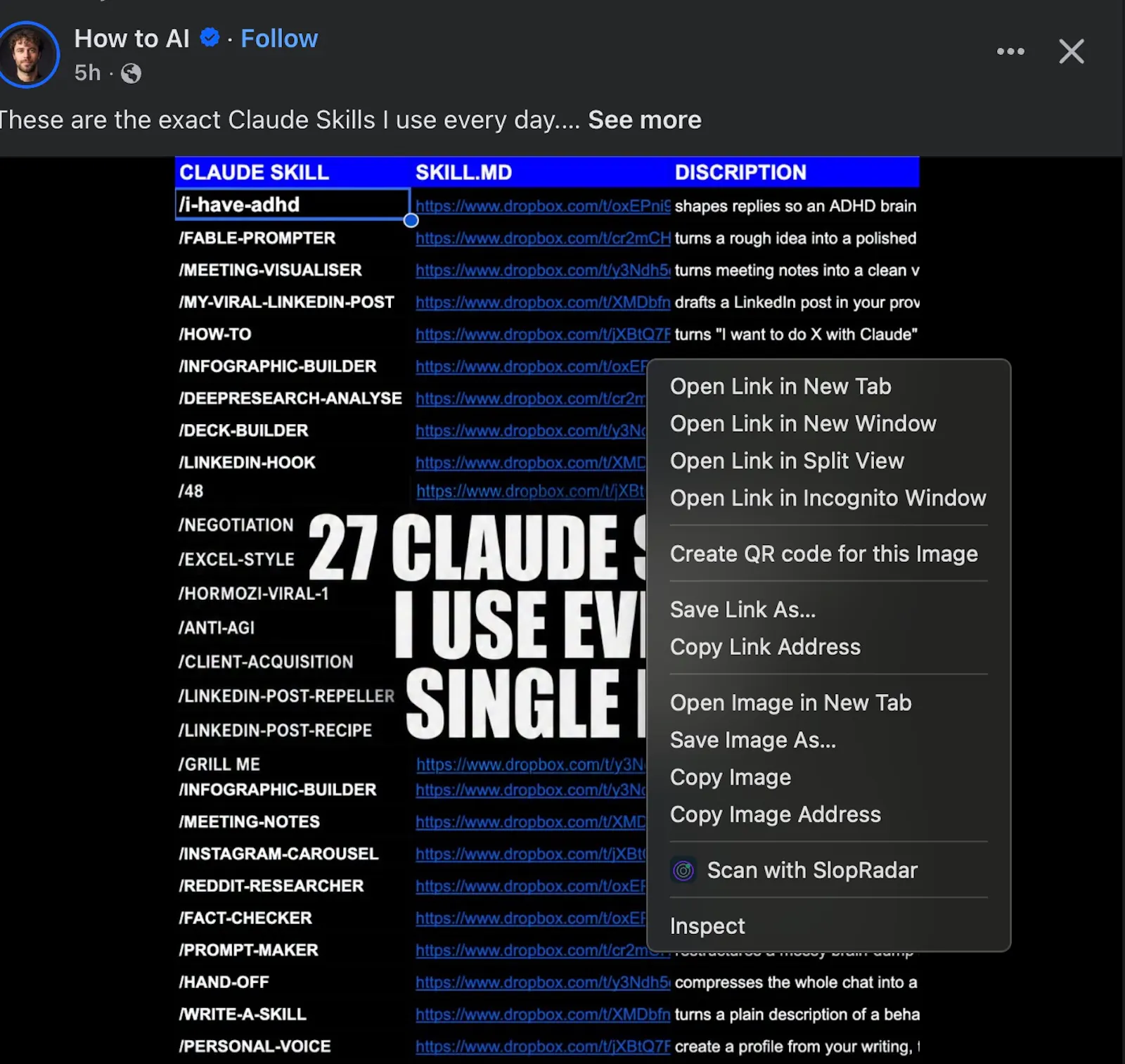 SlopRadar screenshot 3