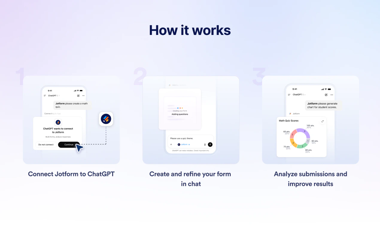 Jotform ChatGPT App screenshot 2