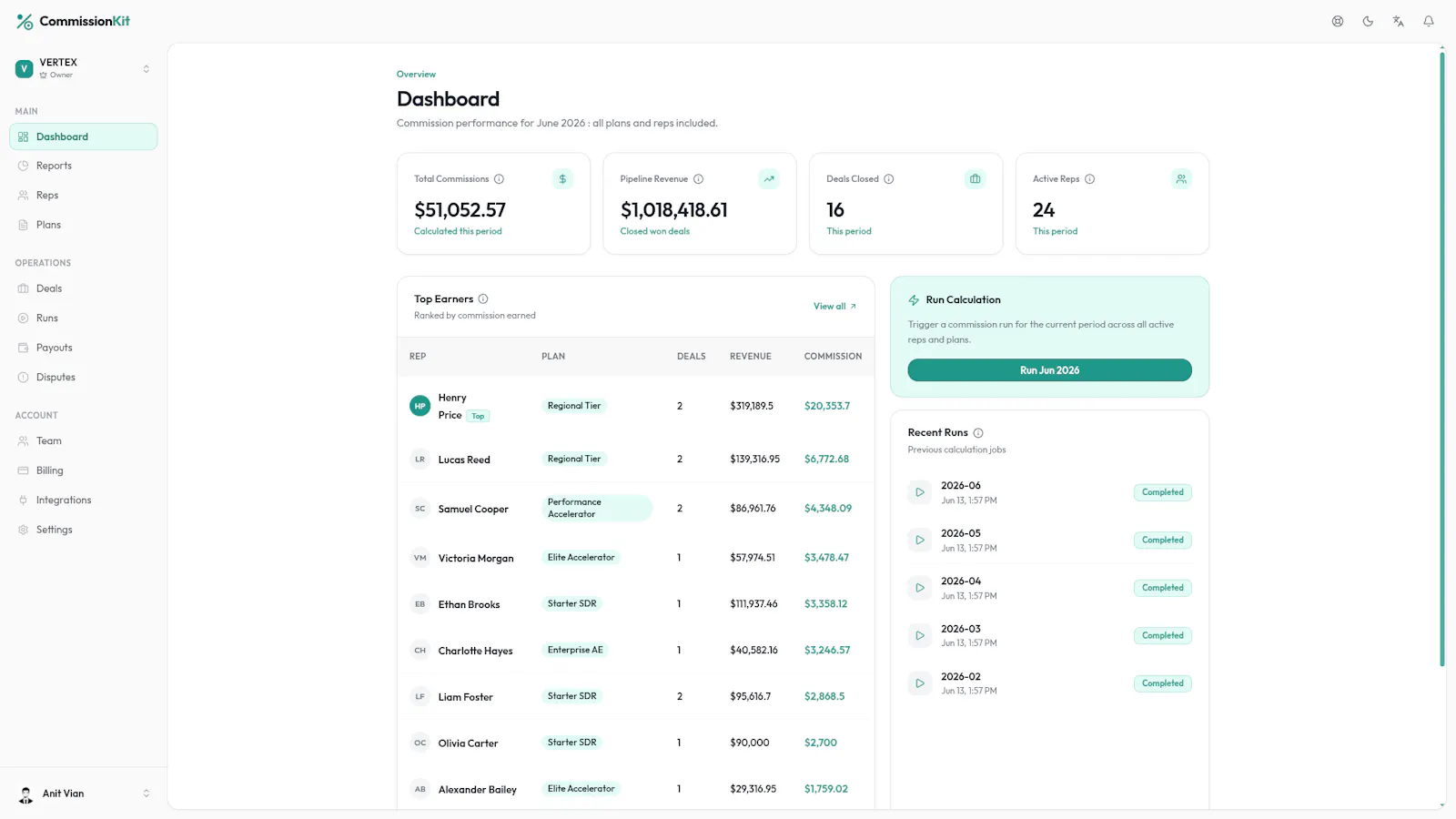 CommissionKit screenshot 2