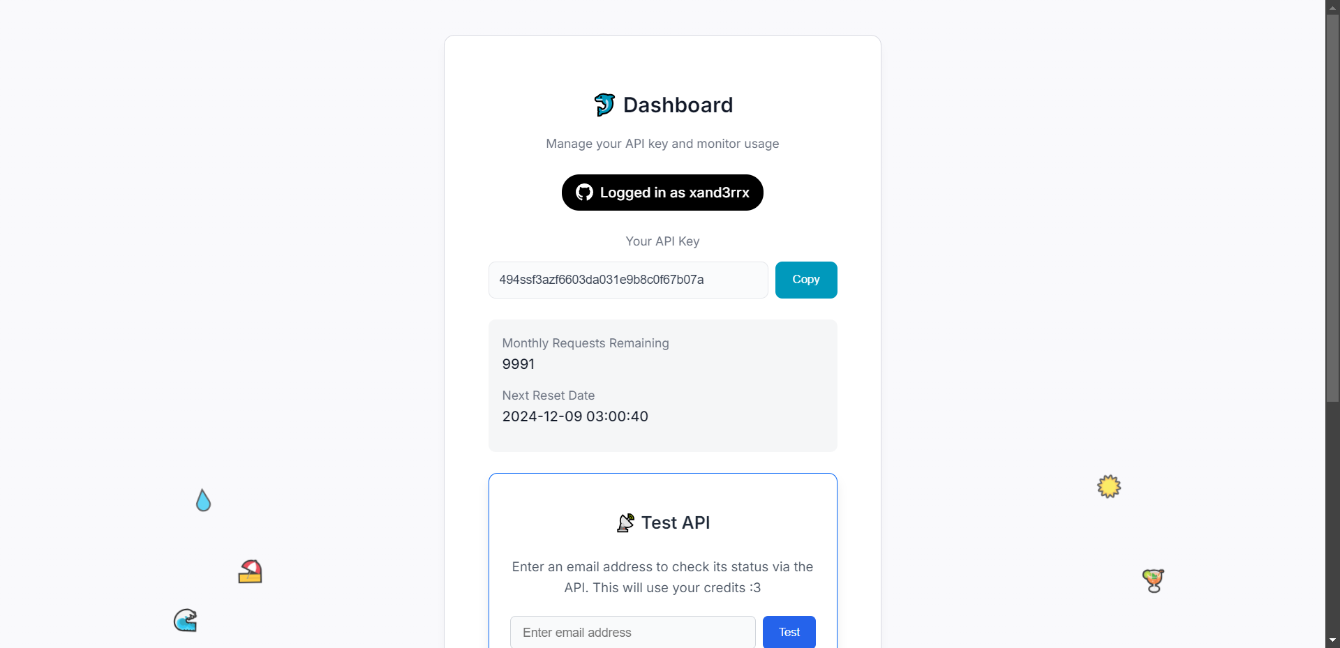 Mídia 2 de Malfina - API de verificação de e -mail temporária e descartável e validador em massa