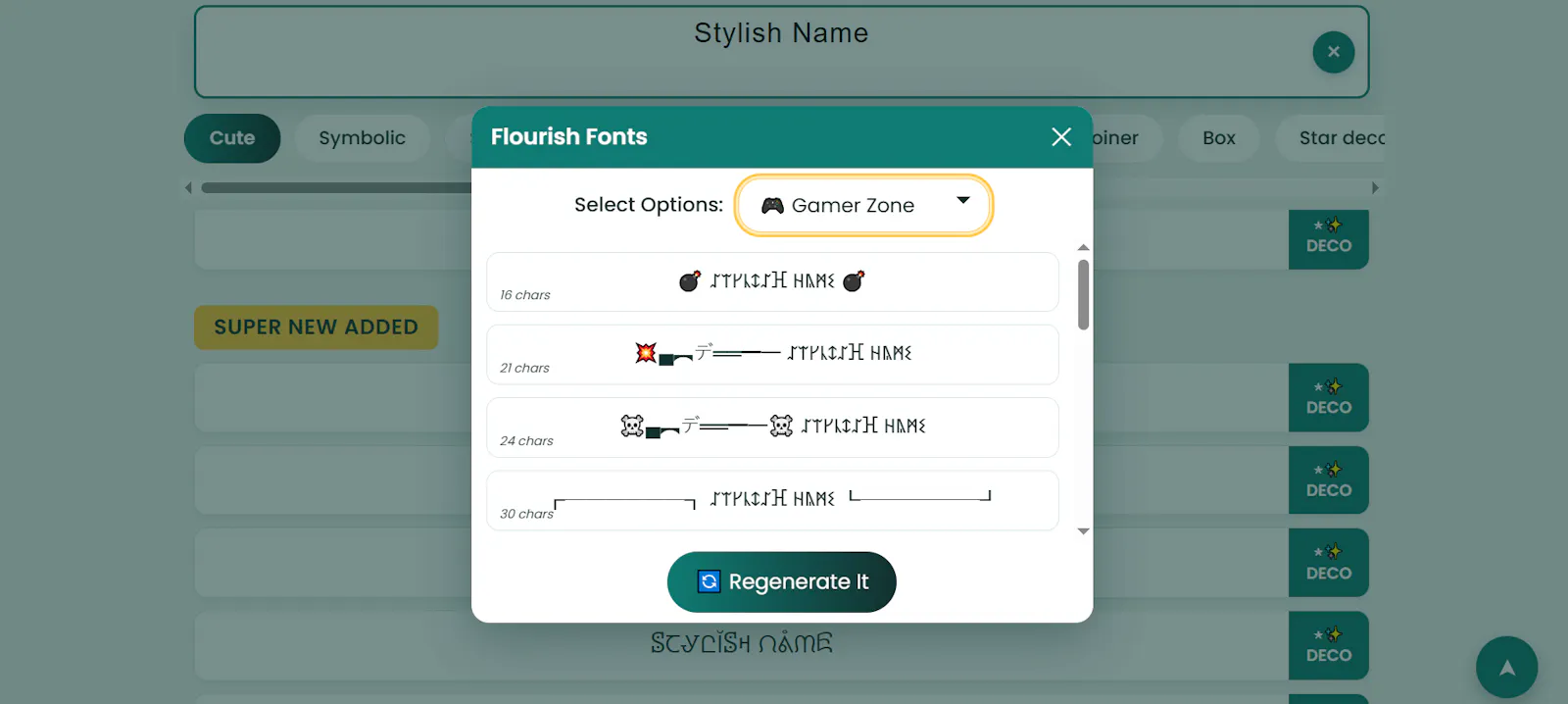 Stylish Name screenshot 2