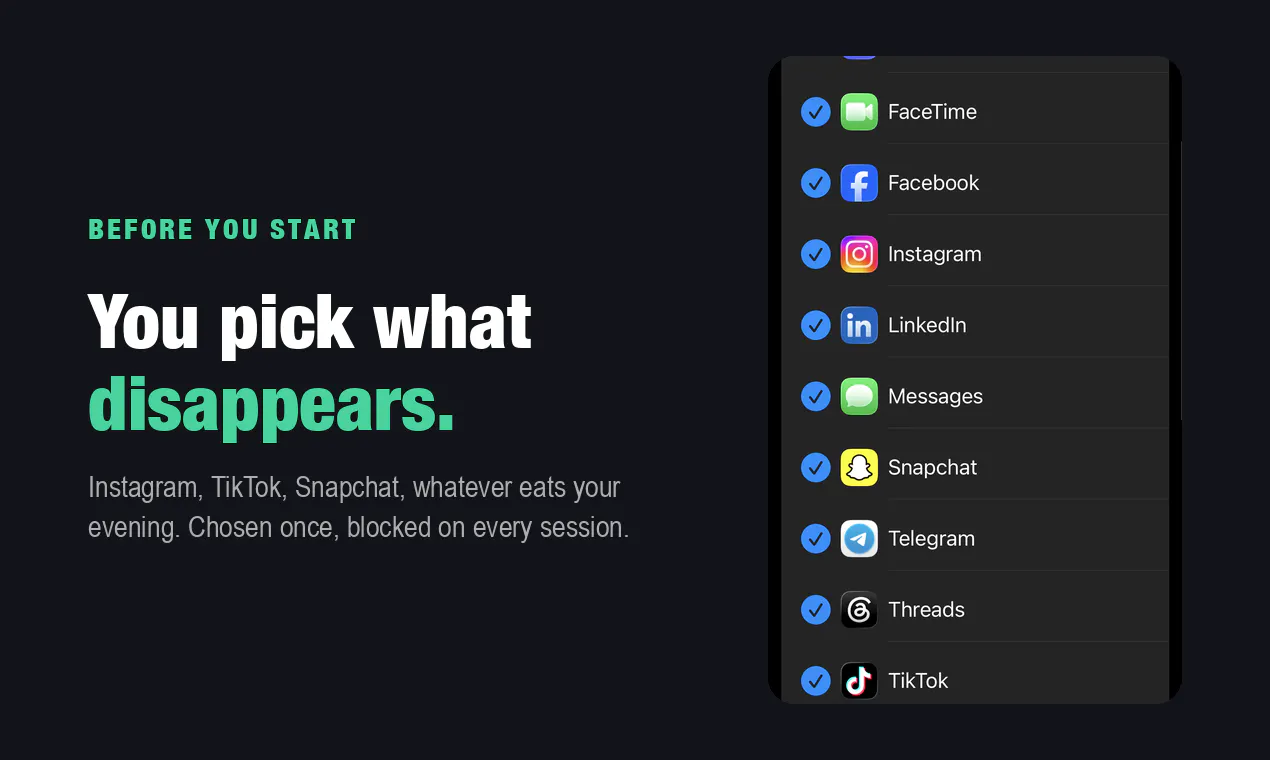 Productif.io Exam Mode screenshot