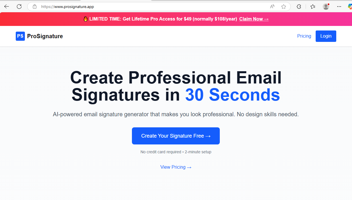 Prosignure - Crea firme e -mail professionali in 30 secondi con AI media 2
