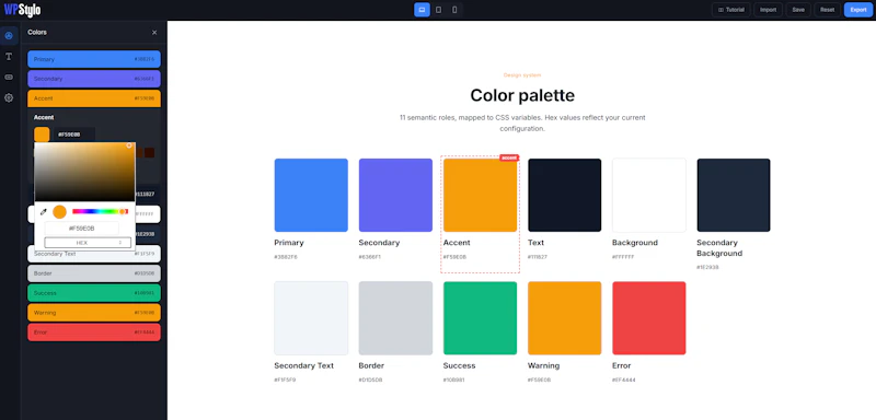 WPStylo screenshot 2