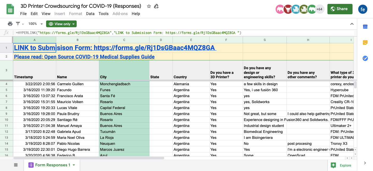 3D Printer Crowdsourcing for COVID-19 gallery image