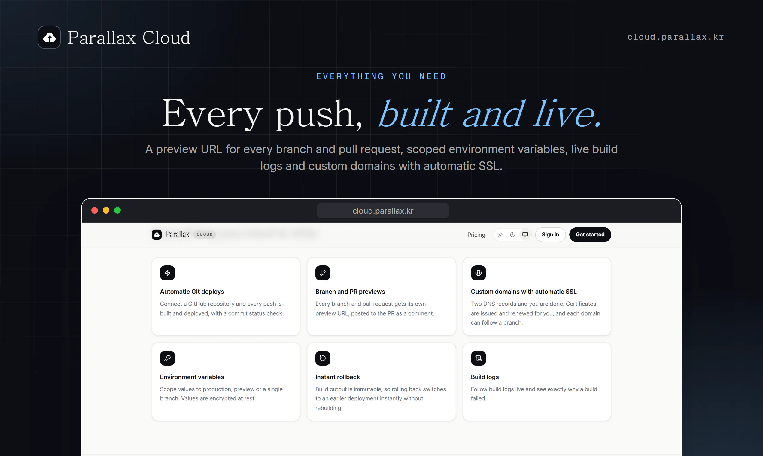 Parallax Cloud gallery image