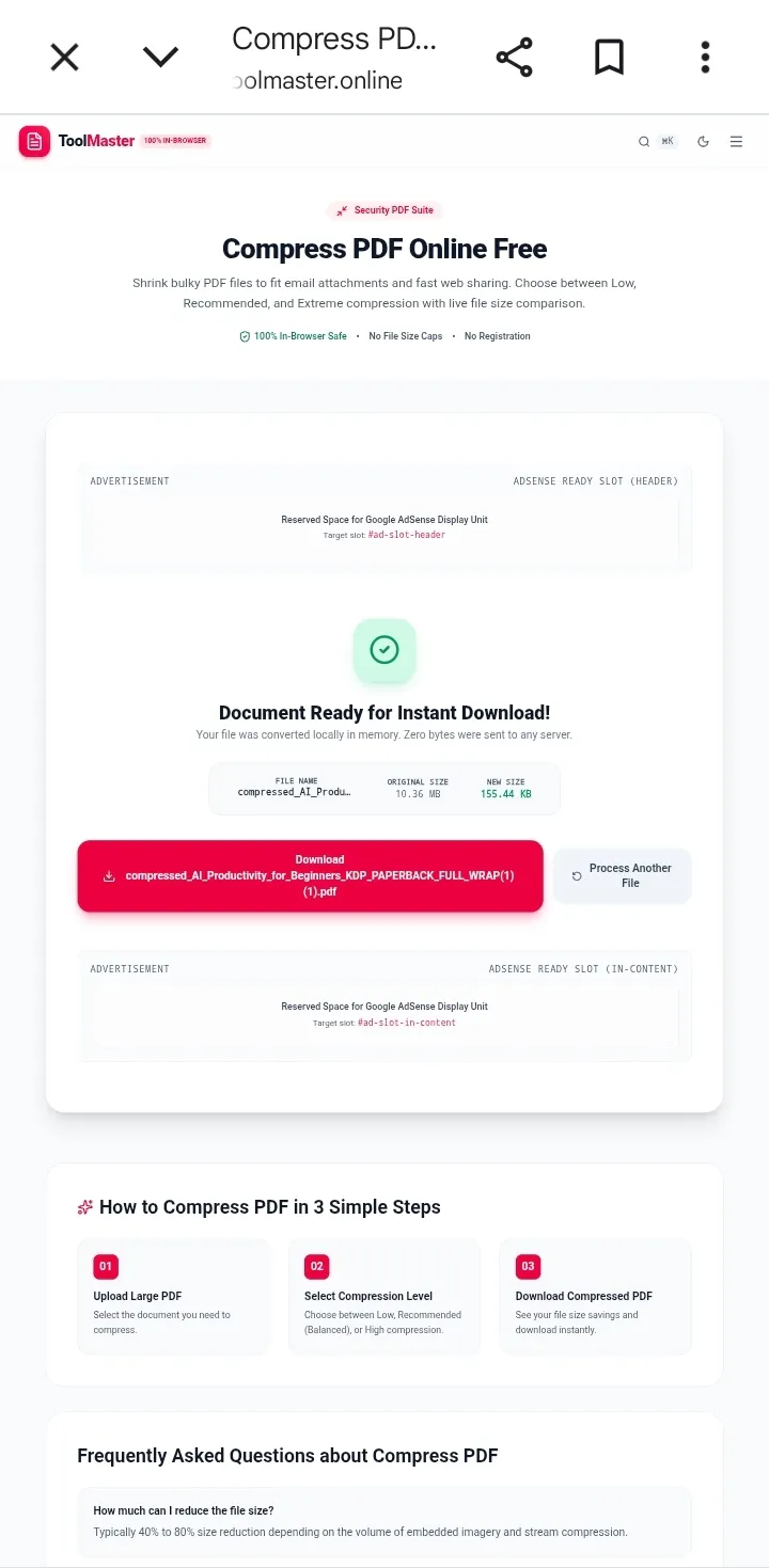 ToolMaster screenshot