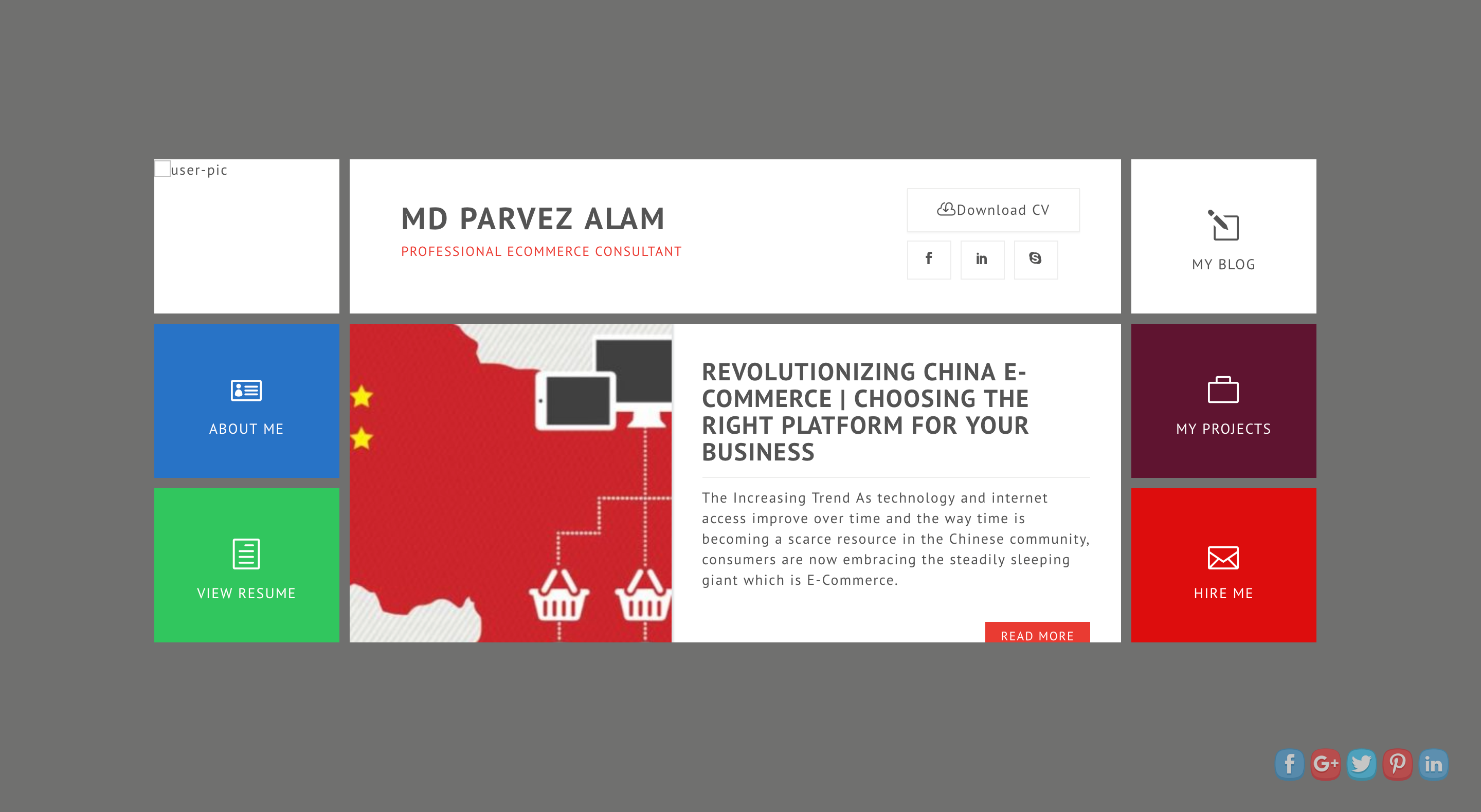 Ecommerce Consultant -Md Parvez Alam