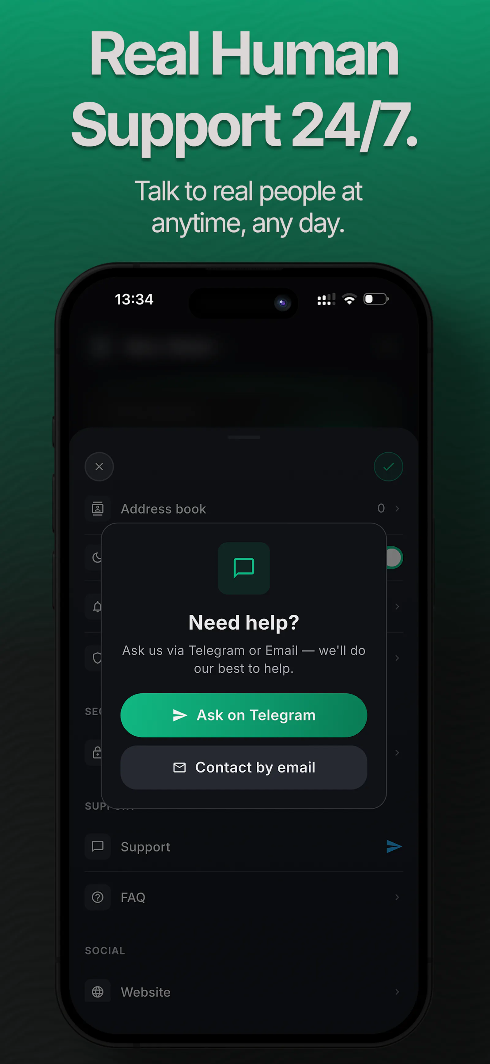 ONIQ: Crypto & USDT wallet screenshot 5