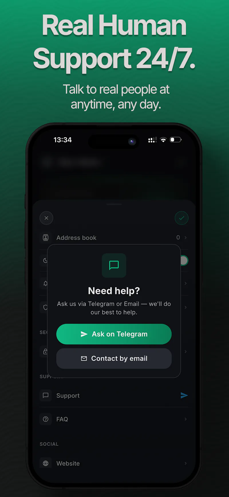 ONIQ: Crypto & USDT wallet screenshot 5
