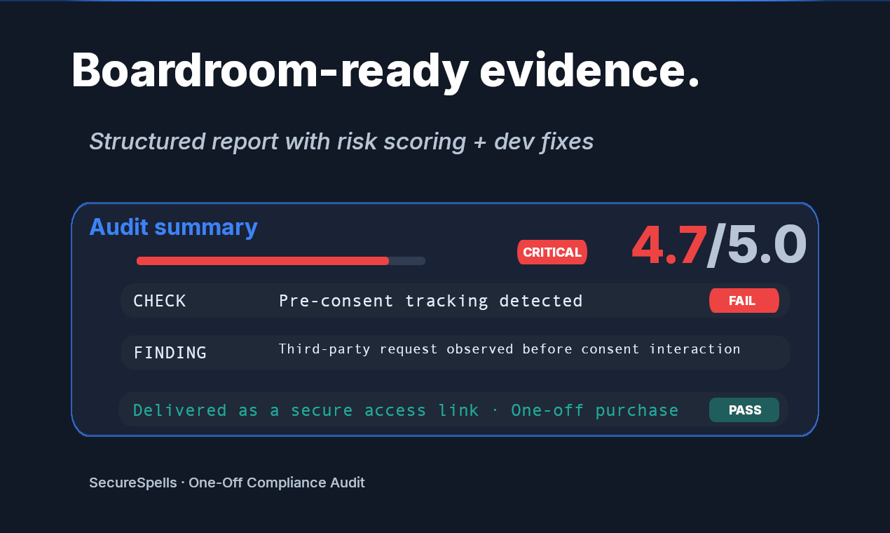 SecureSpells: One-Off Compliance Audit gallery image