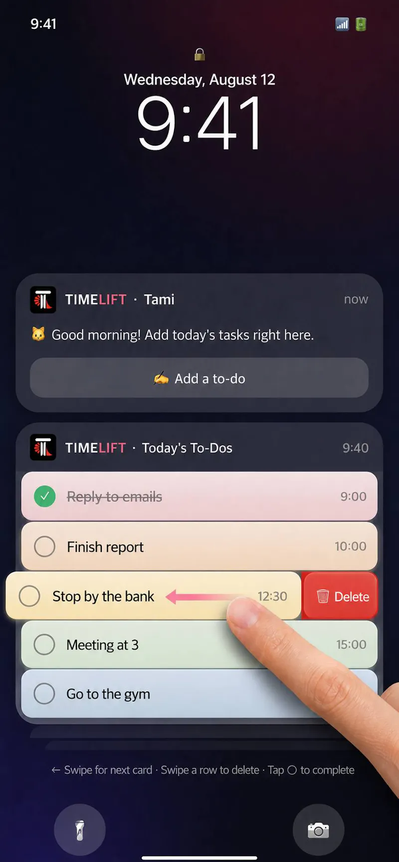 TimeLift — Voice AI Planner: Speak It.  screenshot 5