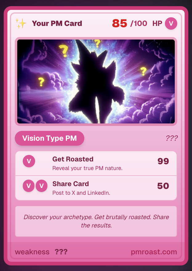 PM Roast - Main product screenshot demonstrating key features and user interface