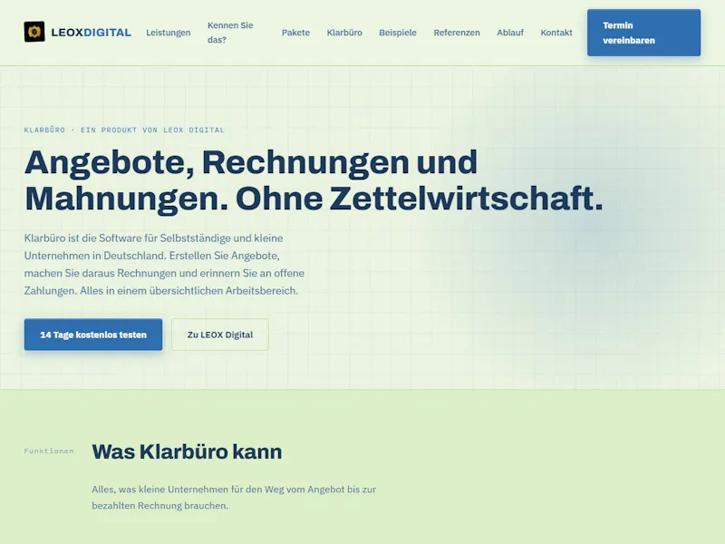 Klarbüro screenshot 3