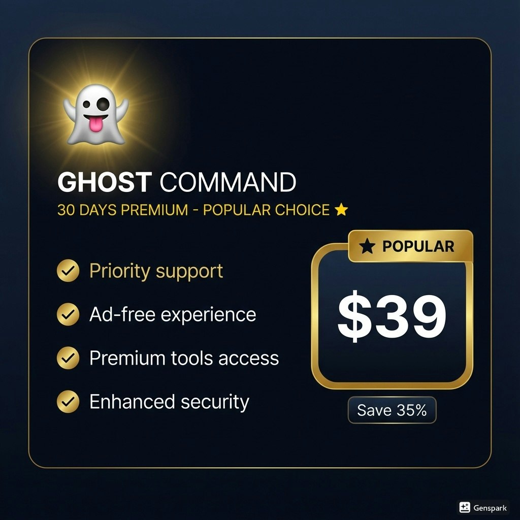 Ghost Command - Screenshot 3 showing product features and functionality