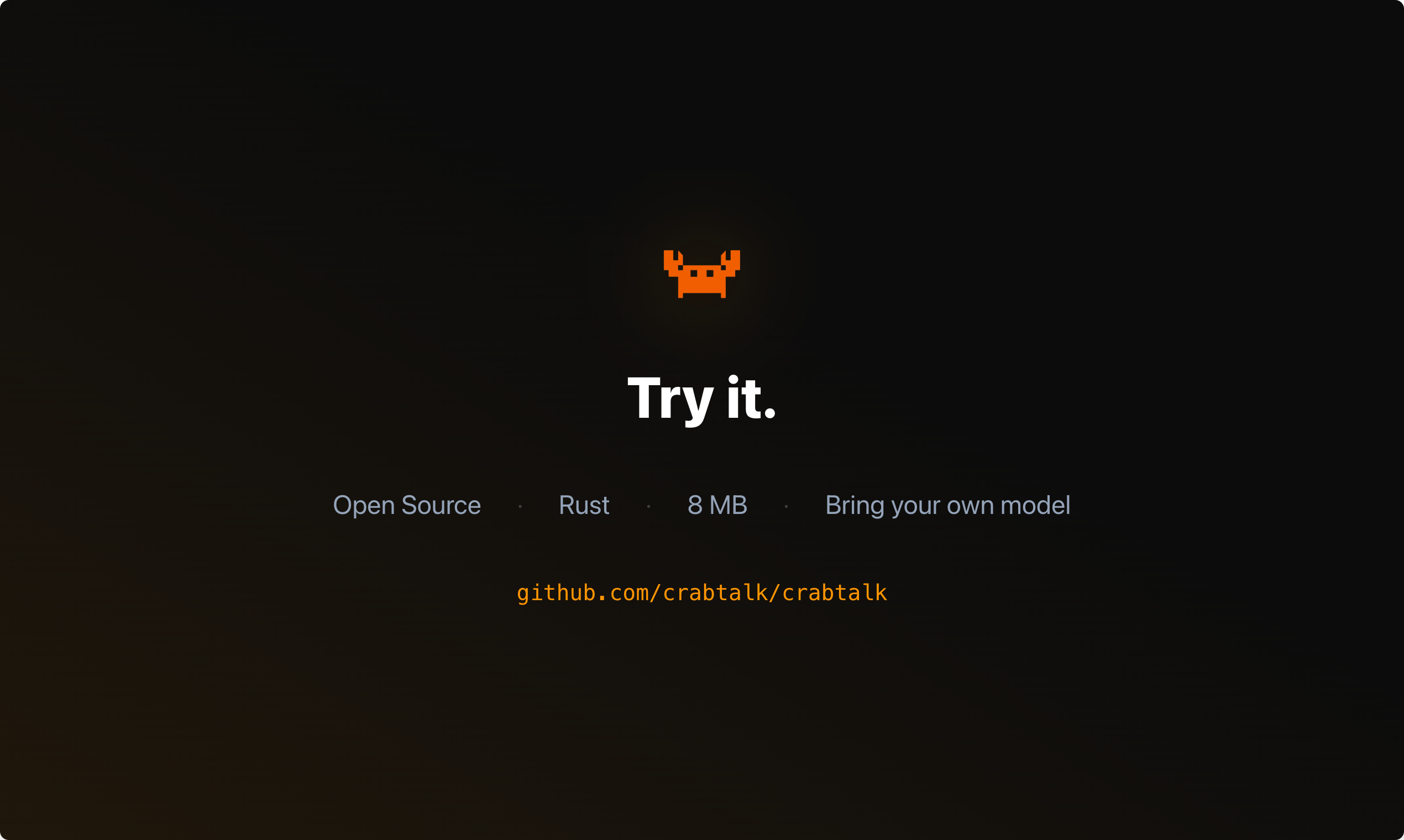 CrabTalk gallery image