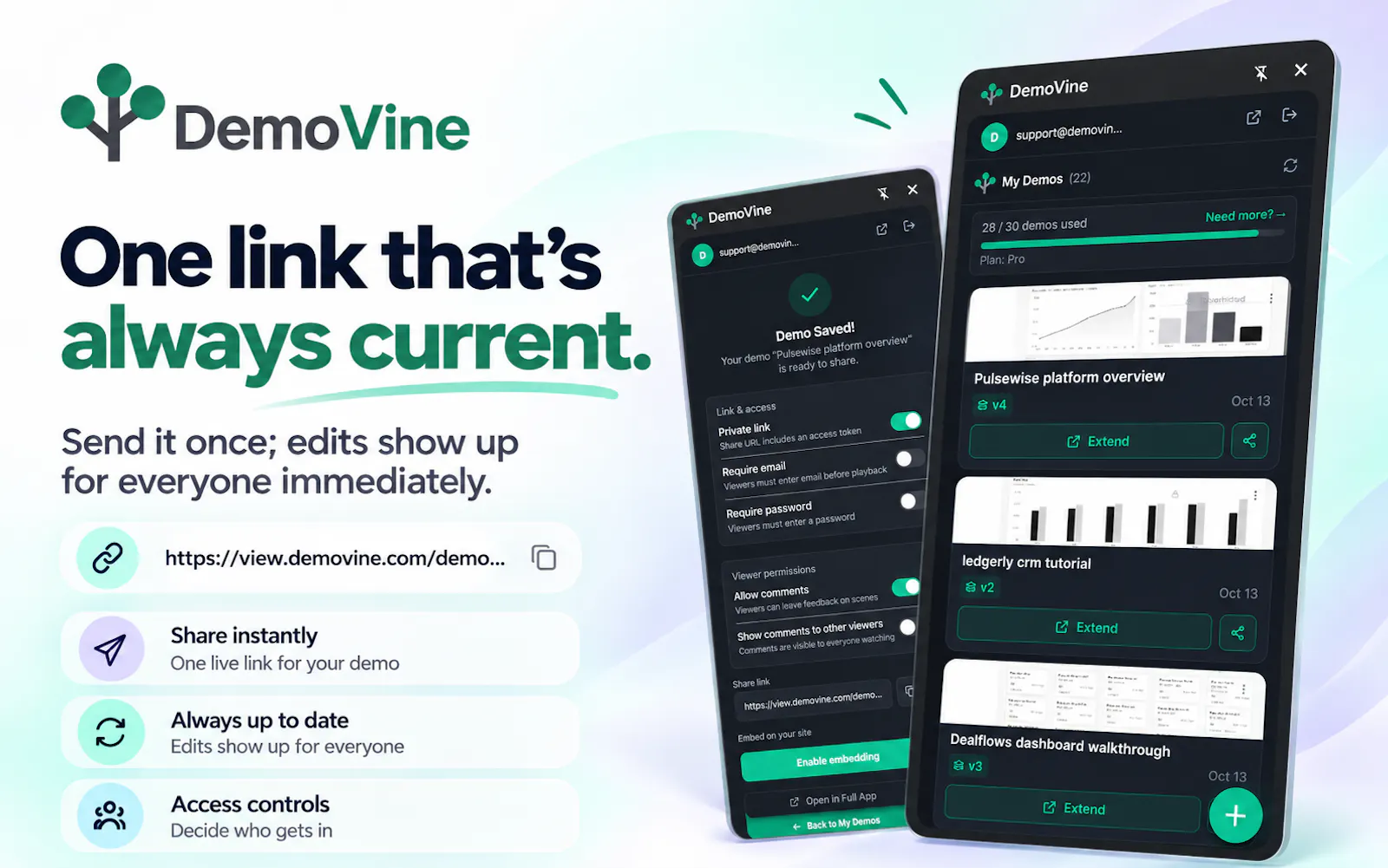 DemoVine screenshot 3