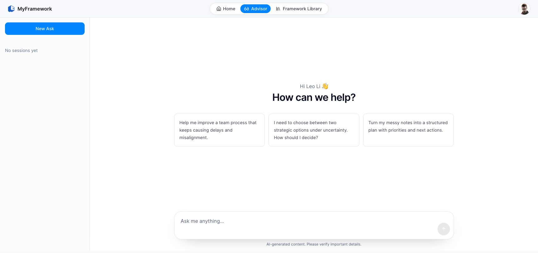MyFramework gallery image