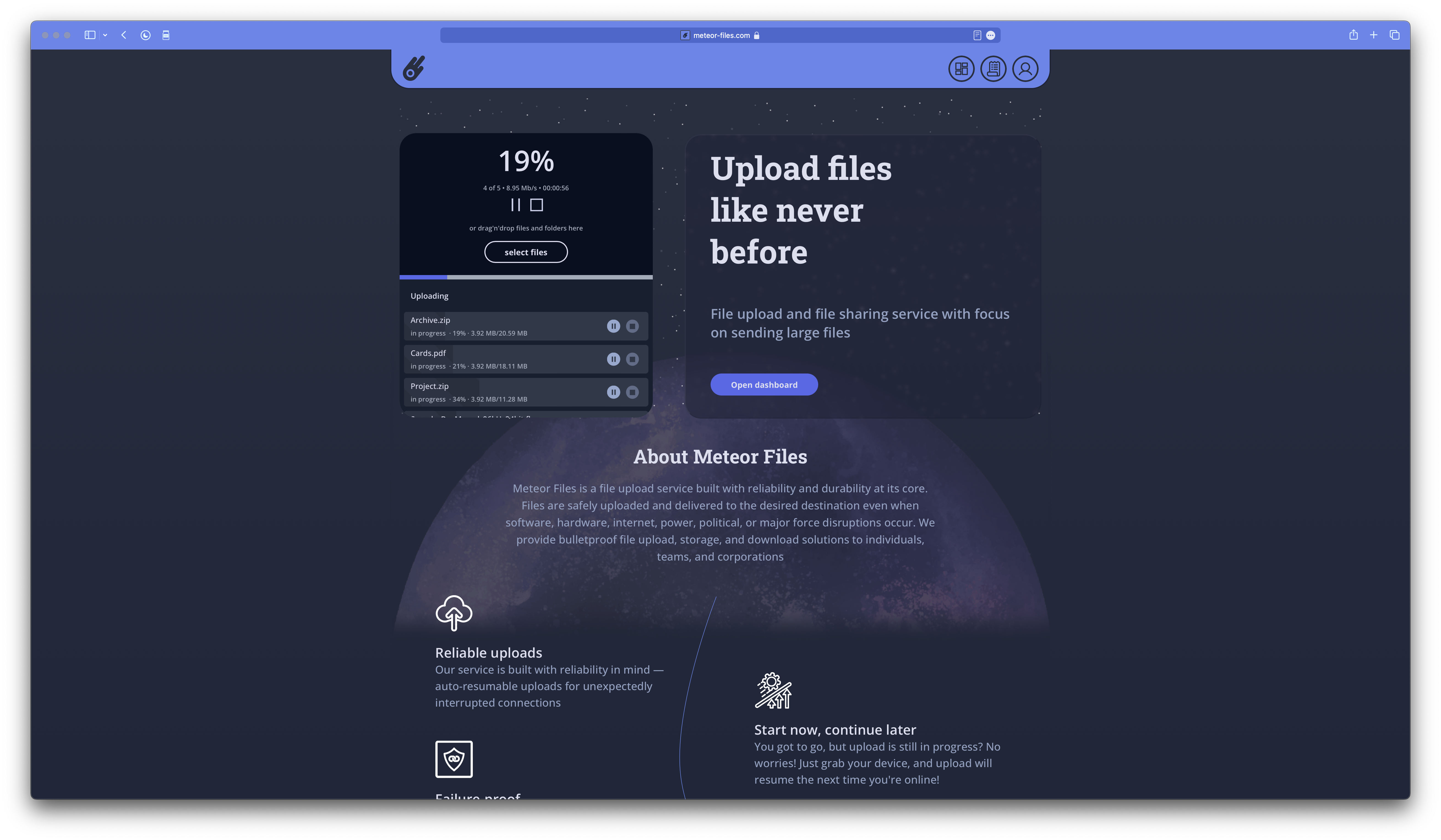 Meteor -Dateien media 5