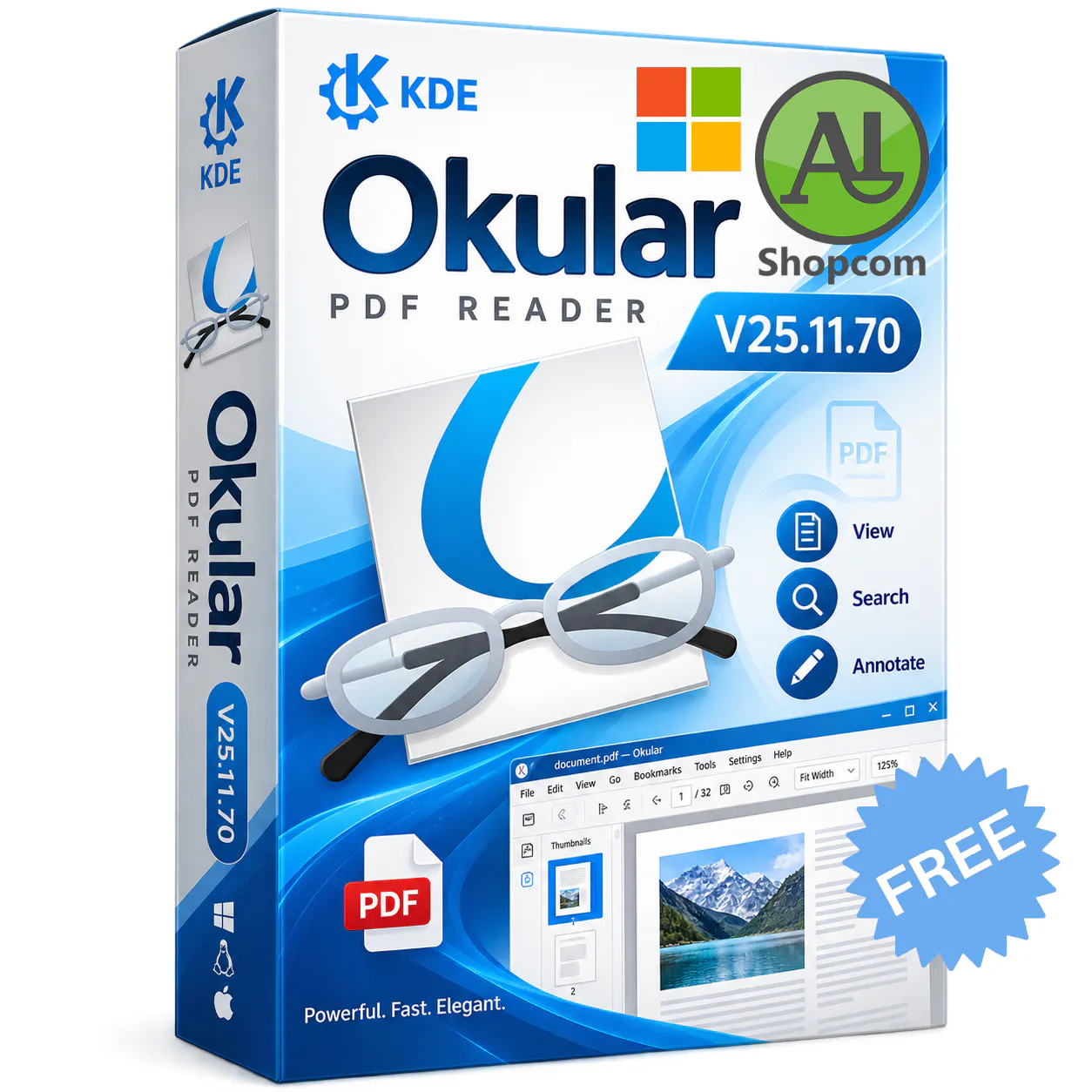 Okular PDF Reader V25.11.70