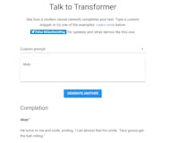 Talk to Transformer media 1