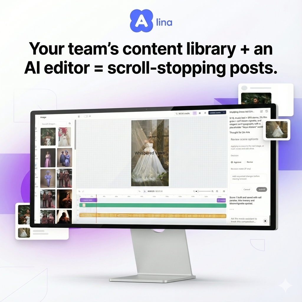 Alina - Product Hunt launch logo