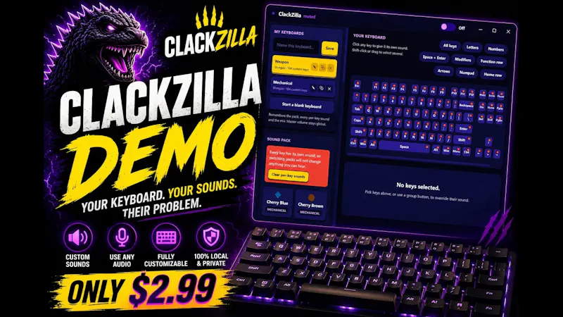 ClackZilla screenshot 1 (video preview)