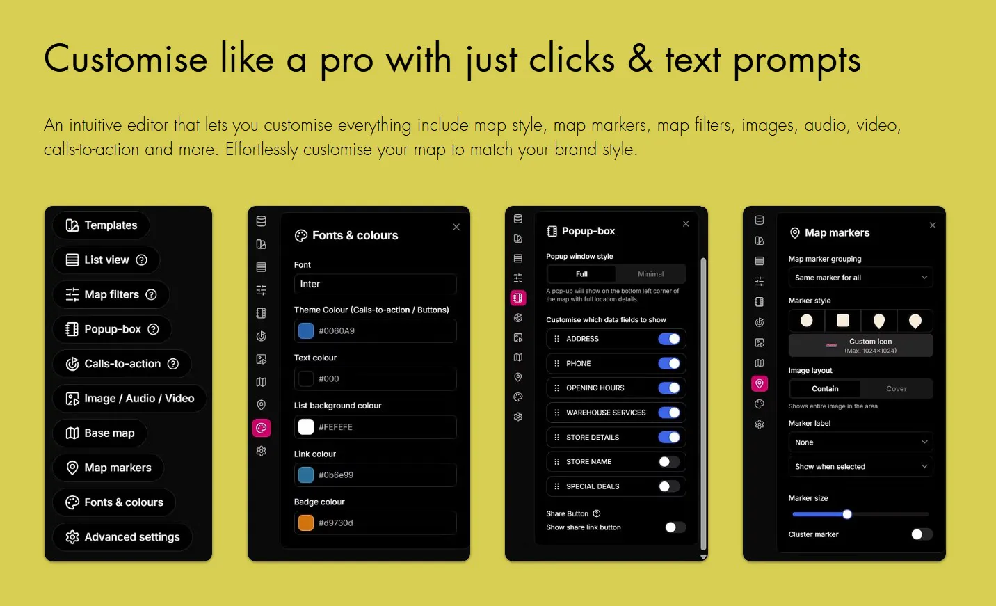 No Code Map App gallery image