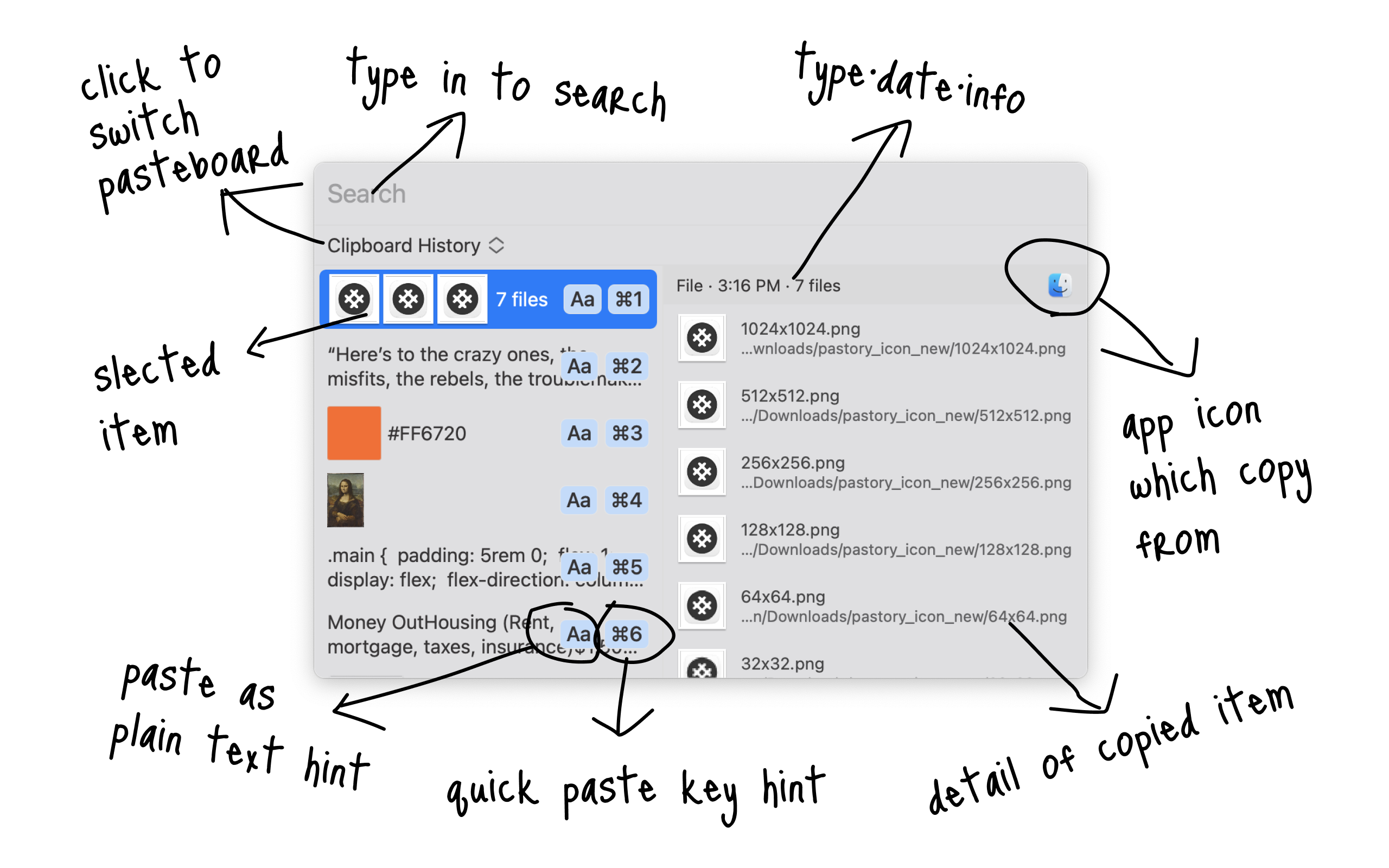 Pastory - Clipboard Manager gallery image