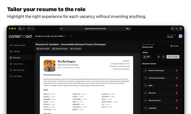 CareerBoard screenshot 3