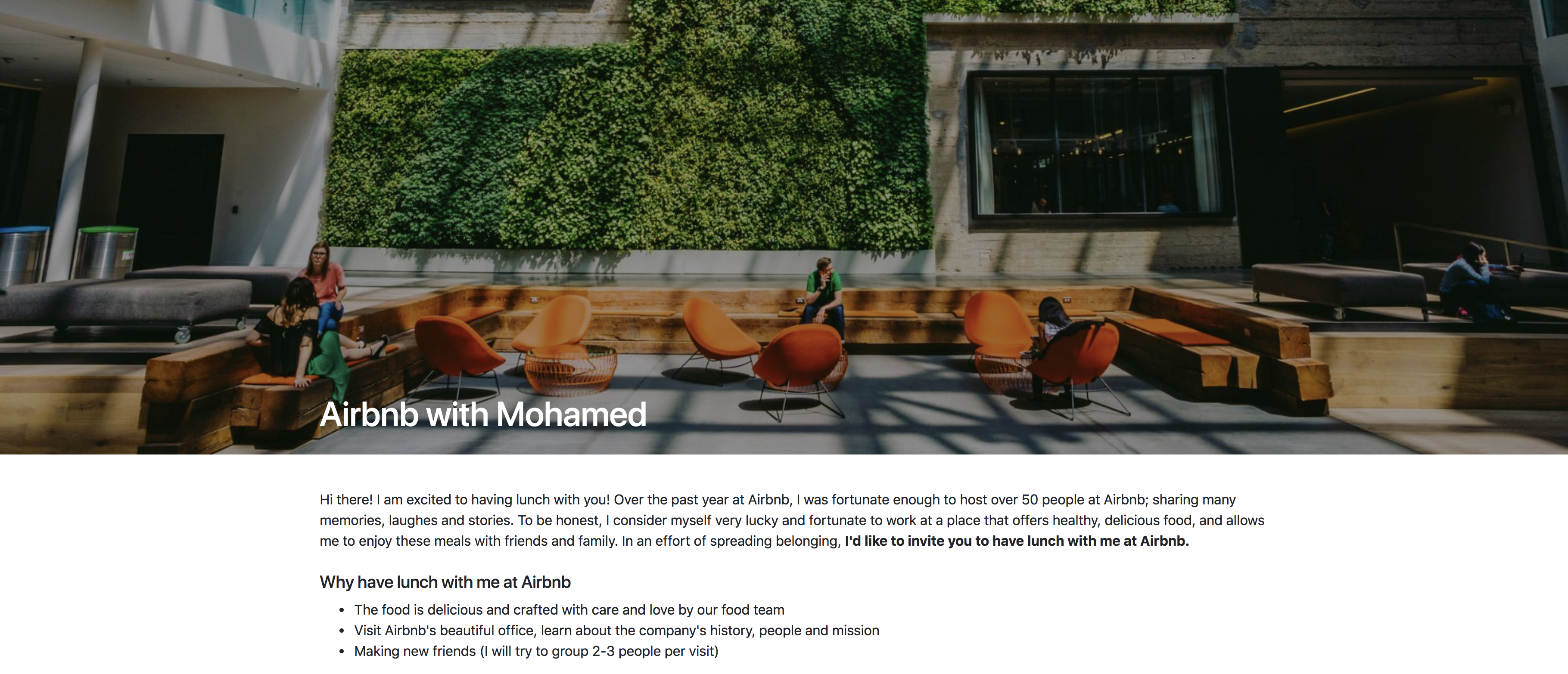 Lunch with me at gallery image