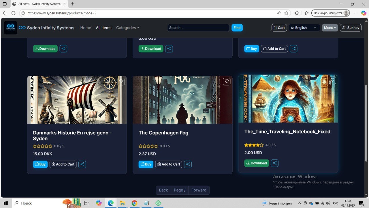 Syden Infinity Market gallery image