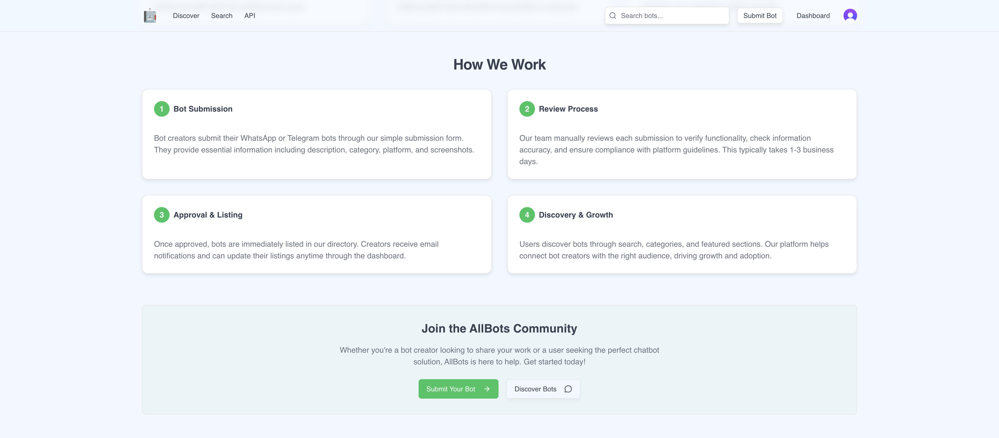 AllBots Store - Screenshot 4 showing product features and functionality
