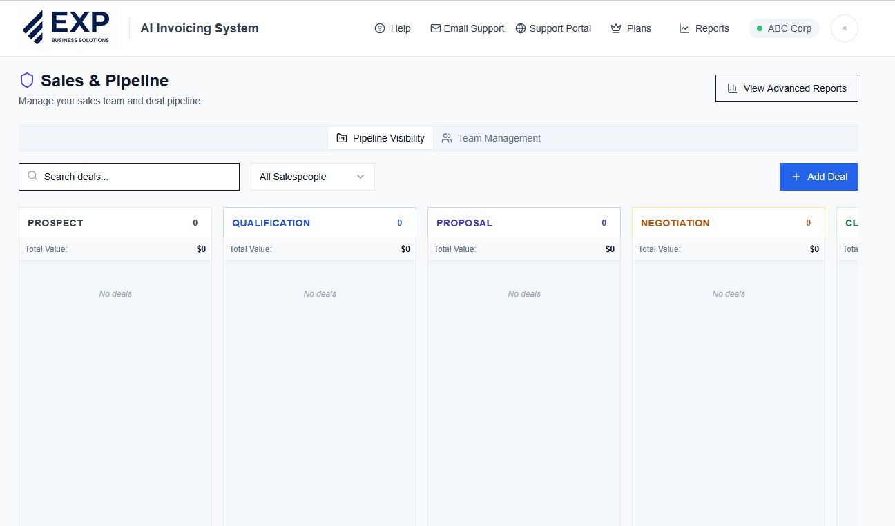 EXP Business Solutions AI Invoicing  - Screenshot 3 showing product features and functionality