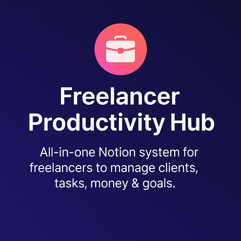 Freelancer Productivity Hub - The all-in-one Notion workspace for busy freelancers media 3