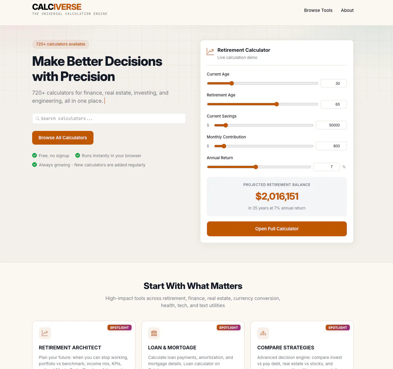 Calciverse: 700+ Calculators in One App screenshot