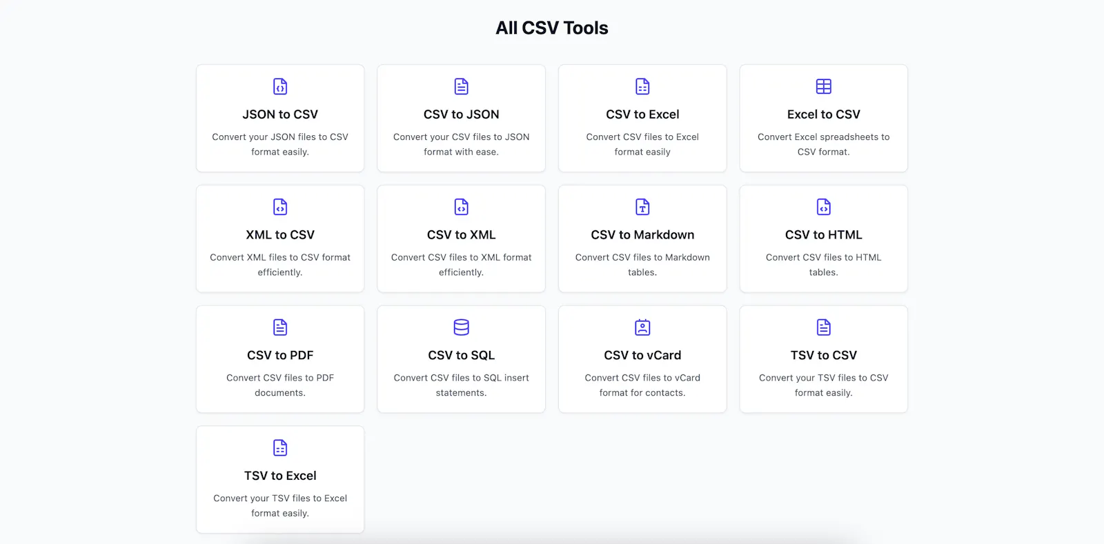 CSV.ink screenshot 2