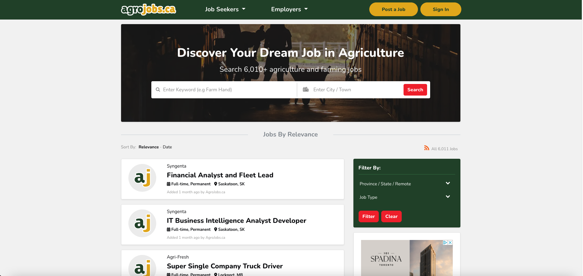 AgroJobs.ca - Откройте для себя работу своей мечты в сельском хозяйстве медиа 2