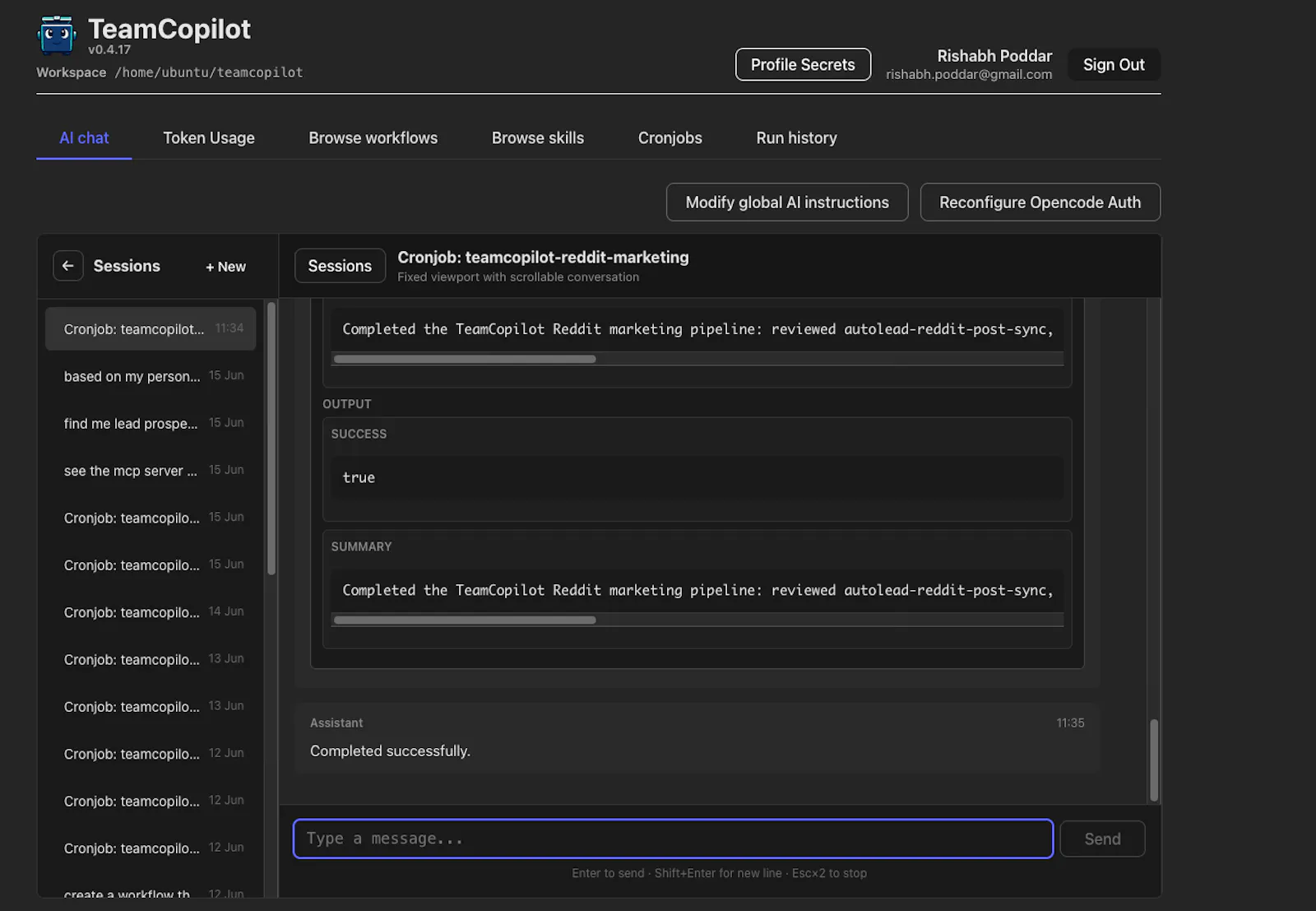 TeamCopilot screenshot 3