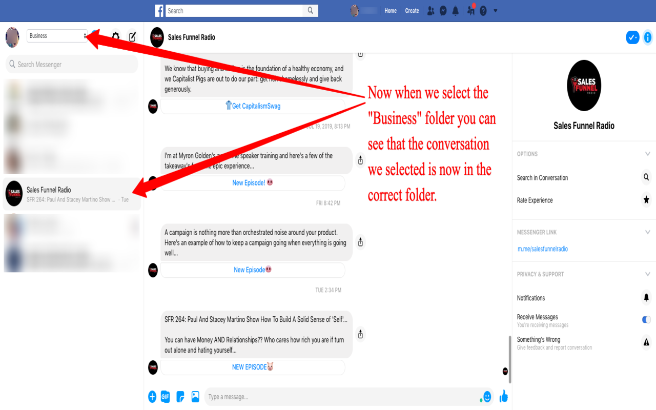Messenger Organizer for Facebook gallery image