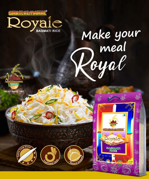 Royale Premium Basmati Rice 10ポンド