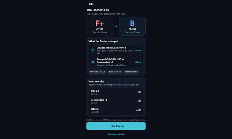BetSlip Doctor screenshot 4