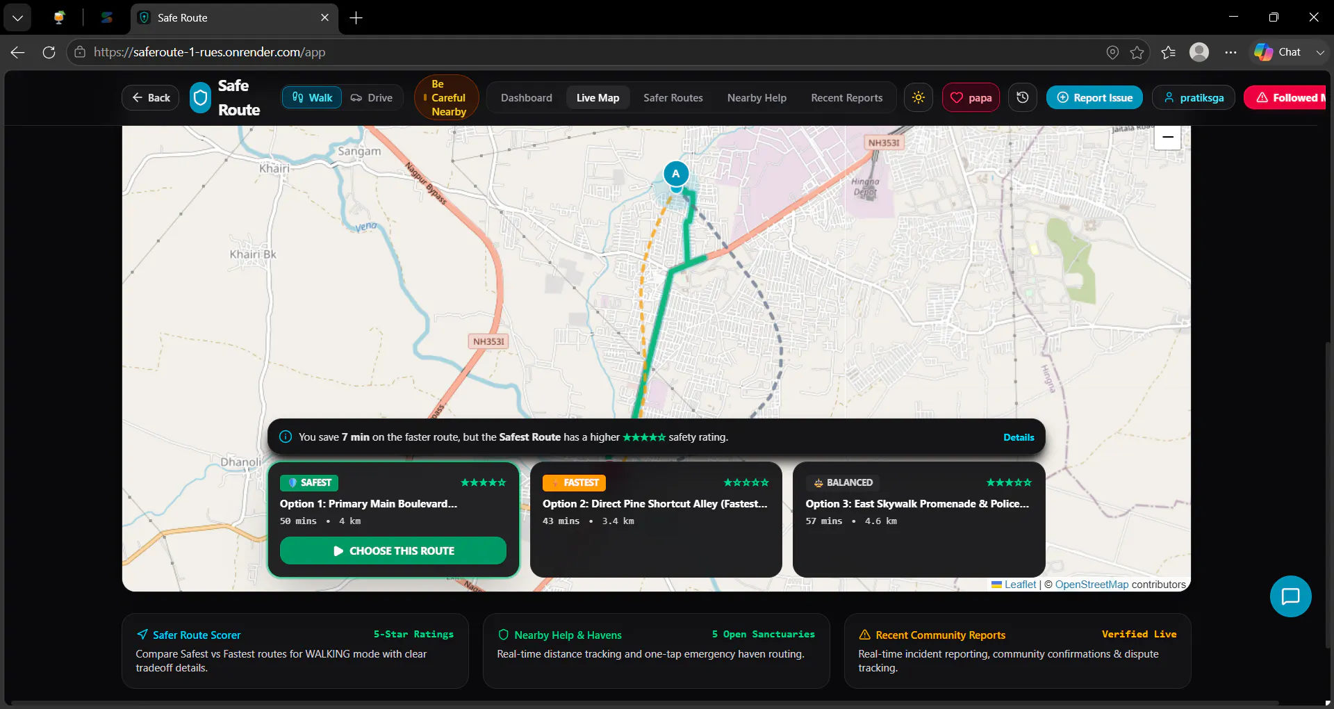 Safe Route gallery image